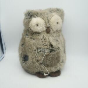 Pottery Barn Stuffed Animal Teen Rockin Plush Owl Speaker  15"
